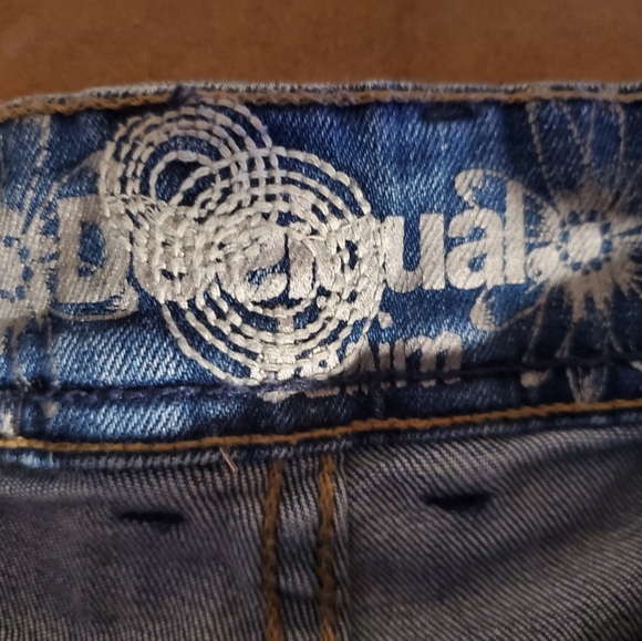 Desigual The Love Boyfriend Fit Embroidered Jeans - Picture 6 of 6